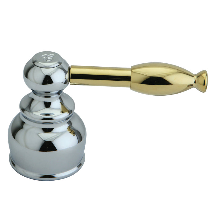Kingston KBH2604KLC Zinc Alloy Lever Handle (Cold Side), Polished Chrome/Polished Brass