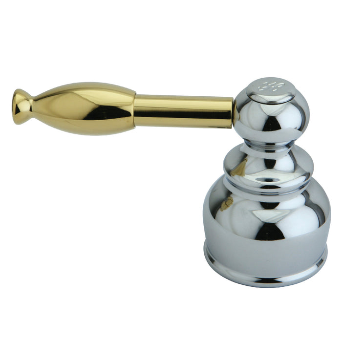 Kingston KBH2604KLH Zinc Alloy Lever Handle (Hot Side), Polished Chrome/Polished Brass