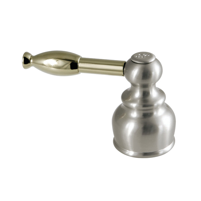 Kingston KBH2609KLH Zinc Alloy Lever Handle (Hot Side), Brushed Nickel/Polished Brass