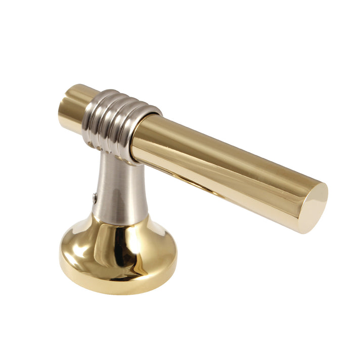 Kingston KBH2639ML Metal Lever Handle, Brushed Nickel/Polished Brass