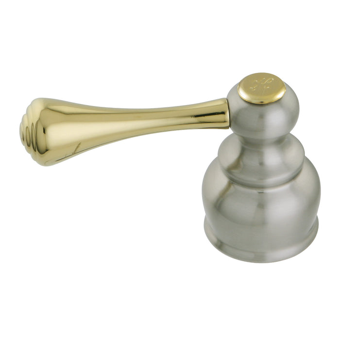 Kingston KBH3609BLH Zinc Alloy Lever Handle (Hot Side), Brushed Nickel/Polished Brass