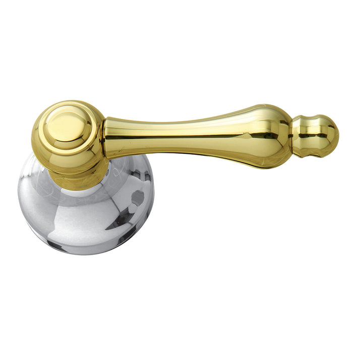 KBH3634AL Metal Lever Handle, Polished Chrome/Polished Brass
