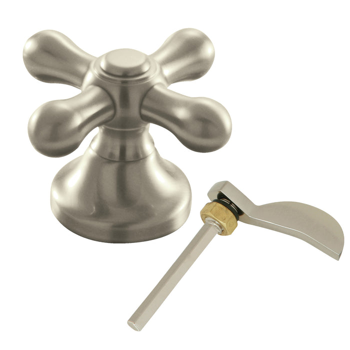 Kingston KBH36380AX Metal Cross Handle with Diverter, Brushed Nickel