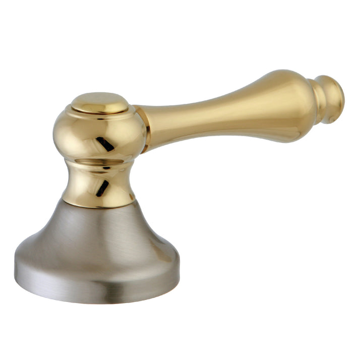 Kingston KBH3639AL Brass Lever Handle, Brushed Nickel/Polished Brass
