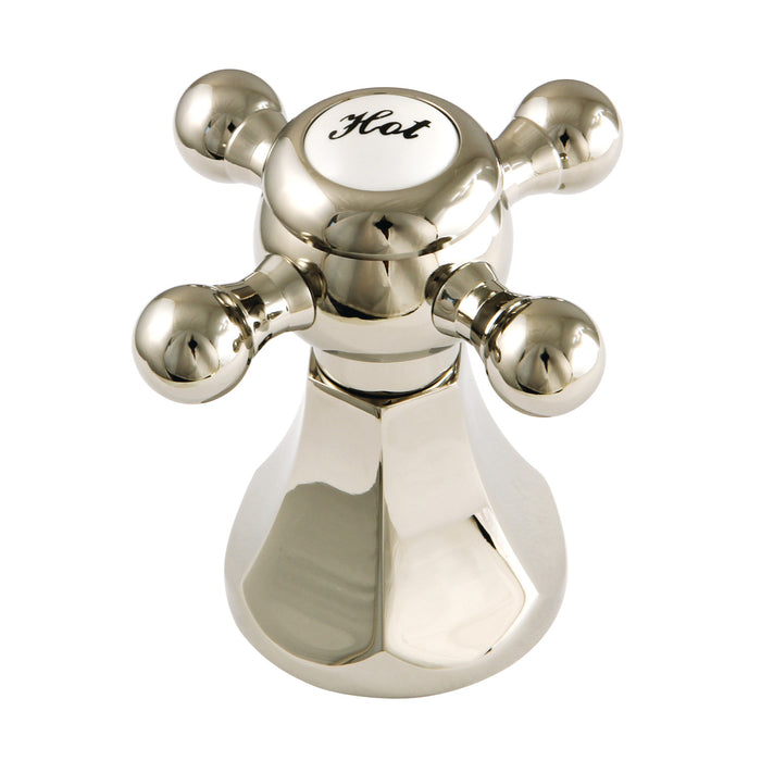 Kingston KBH4466BXH Metal Cross Handle (Hot Side), Polished Nickel