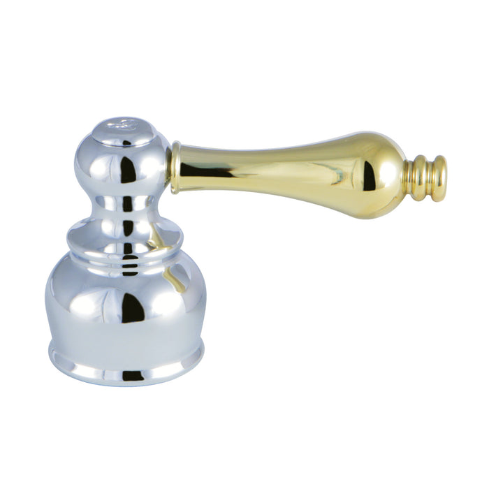 Kingston KBH604ALC Metal Lever Handle (Cold Side), Polished Chrome/Polished Brass