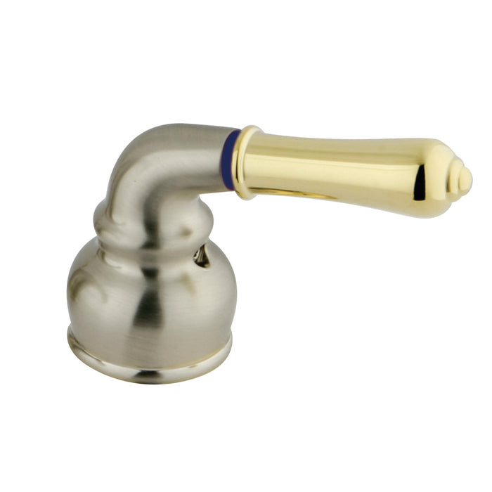 Kingston KBH629C Metal Lever Handle (Cold Side), Brushed Nickel/Polished Brass