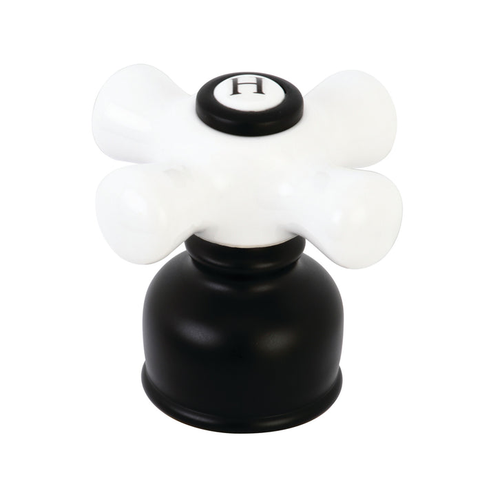 KBH720PXH Porcelain Cross Handle (Hot Side), Matte Black