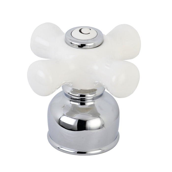Kingston KBH721PXC Porcelain Cross Handle (Cold Side), Polished Chrome