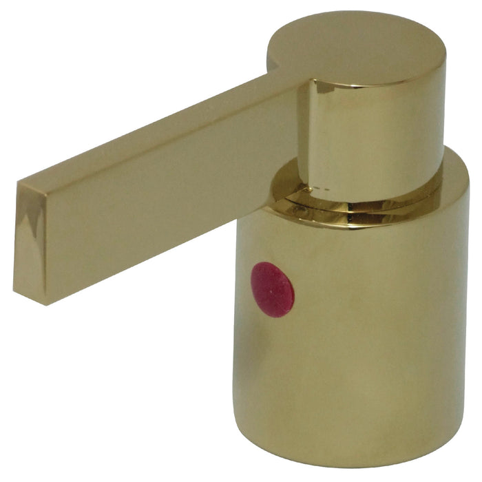 Kingston NuvoFusion KBH8662NDLH Metal Lever Handle (Hot Side), Polished Brass