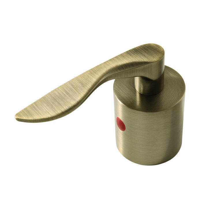 Kingston Serena KBH8663SVLH Zinc Alloy Lever Handle (Hot Side), Antique Brass