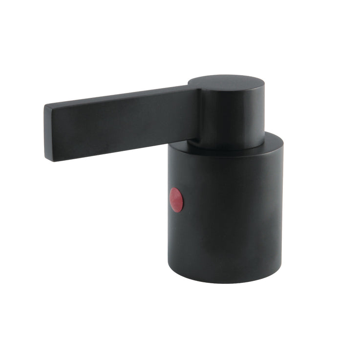 Kingston NuvoFusion KBH8960NDLH Zinc Alloy Lever Handle (Hot Side), Matte Black