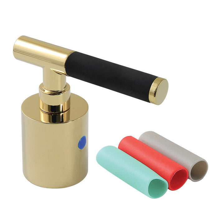 Kingston Kaiser KBH8962CKLC Zinc Alloy Lever Handle (Cold Side), Polished Brass