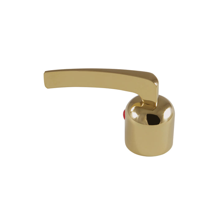 Kingston Centurion KBH8962EFLH Zinc Alloy Lever Handle (Hot Side), Polished Brass