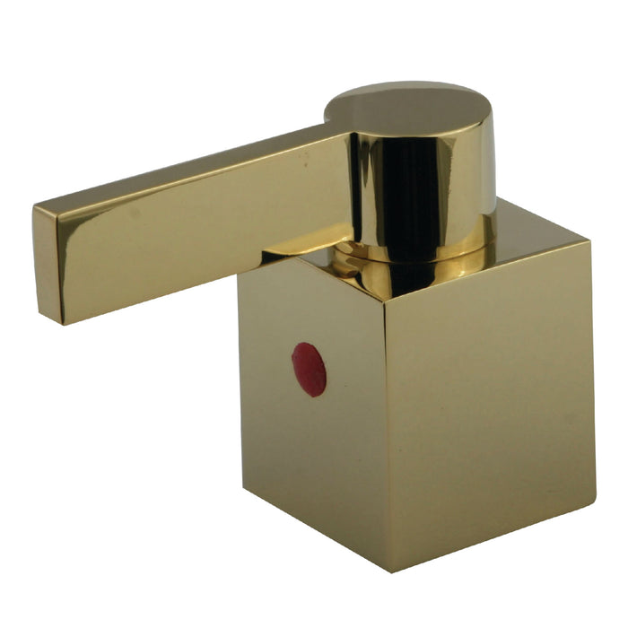 Kingston Meridian KBH8962NQLH Zinc Alloy Lever Handle (Hot Side), Polished Brass