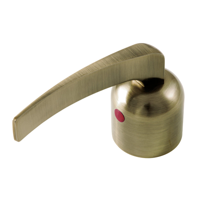 Kingston Centurion KBH8963EFLH Zinc Alloy Lever Handle (Hot Side), Antique Brass
