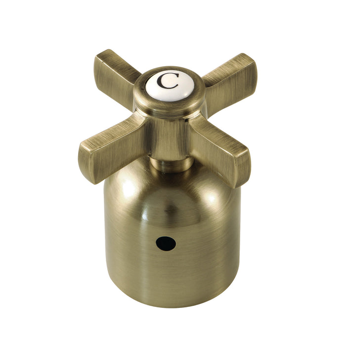 Kingston Millennium KBH8963ZXC Metal Cross Handle (Cold Side), Antique Brass