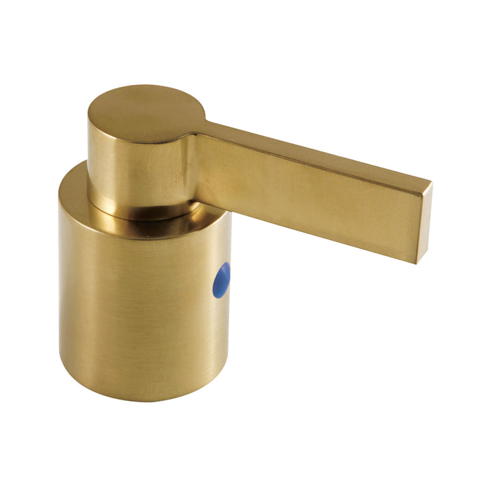 NuvoFusion KBH8967NDLH Hot Metal Lever Handle, D Type, Brushed Brass