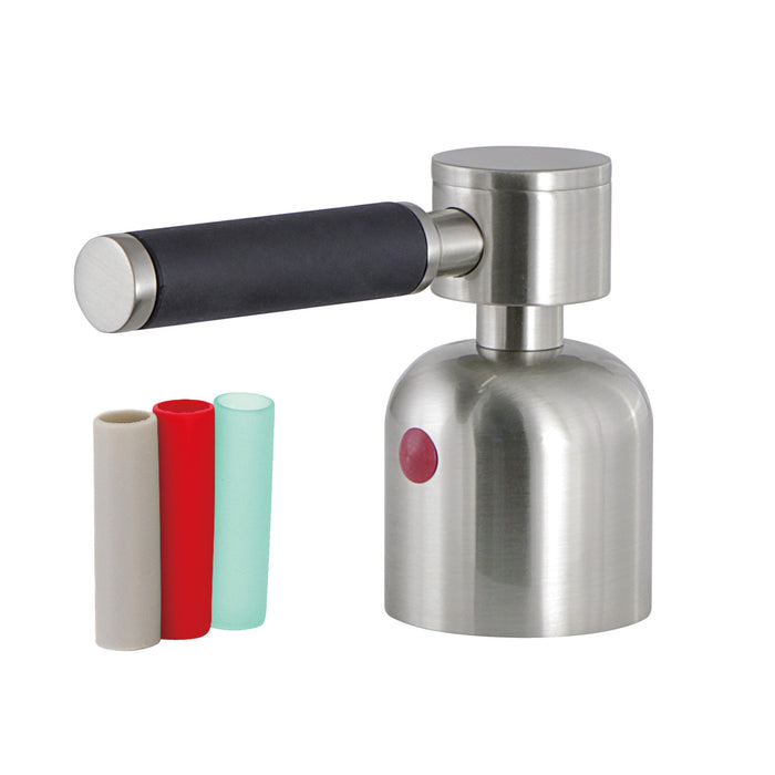 Kingston Kaiser KBH8968DKLH Metal Lever Handle (Hot Side), Brushed Nickel
