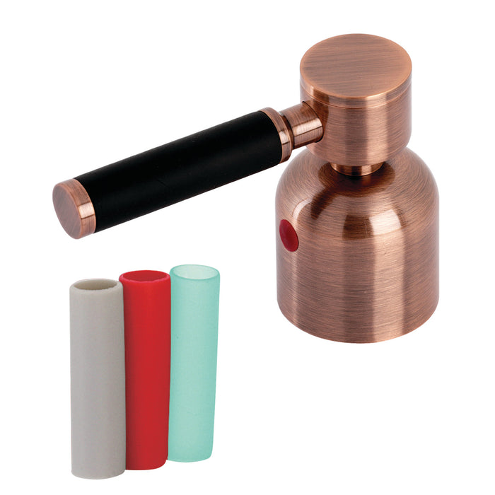 Kingston Kaiser KBH896DKLACH Metal Lever Handle (Hot Side), Antique Copper