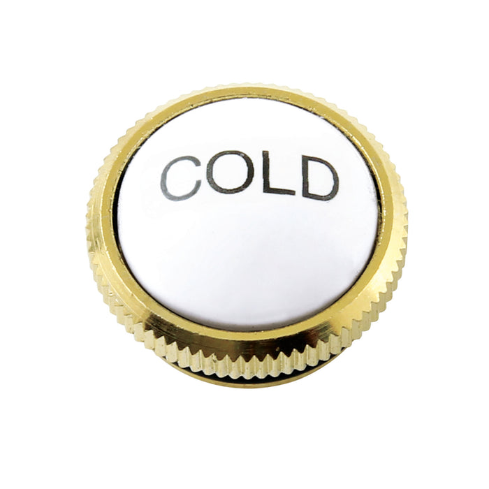 Kingston KBHI1792AXC Cold Handle Index Button, Polished Brass