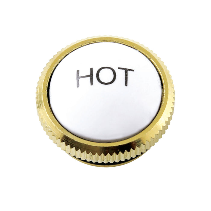 KBHI1792AXH Hot Handle Index Button, Polished Brass