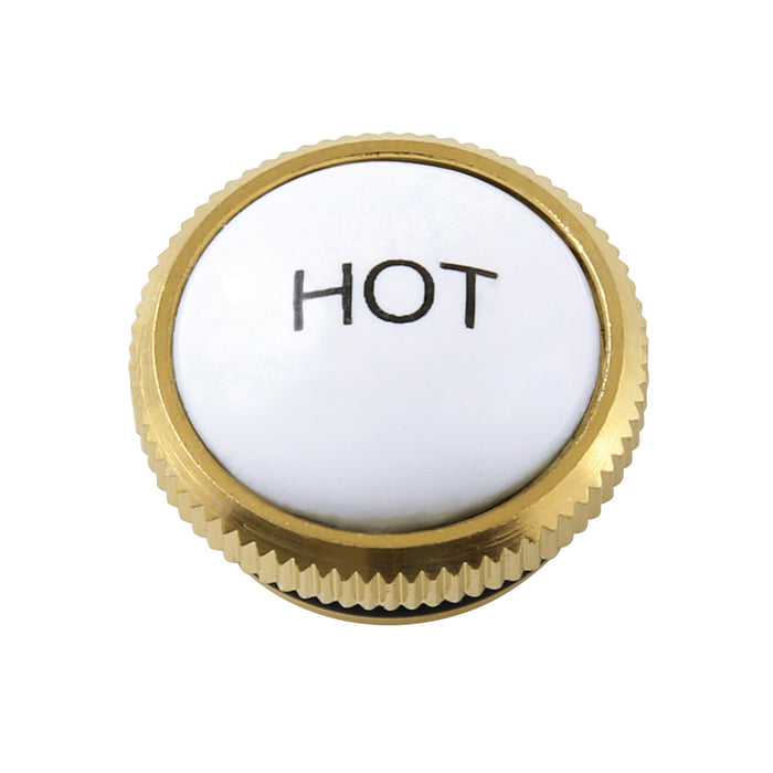 KBHI1797AXH Hot Handle Index Button, Brushed Brass