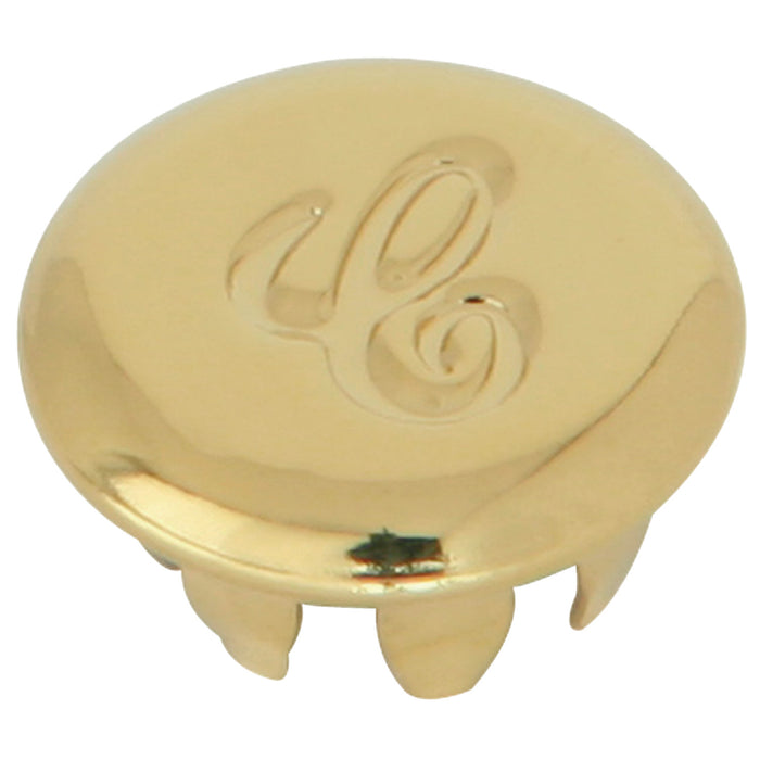KBHI602ALC Cold Handle Index Button, Polished Brass