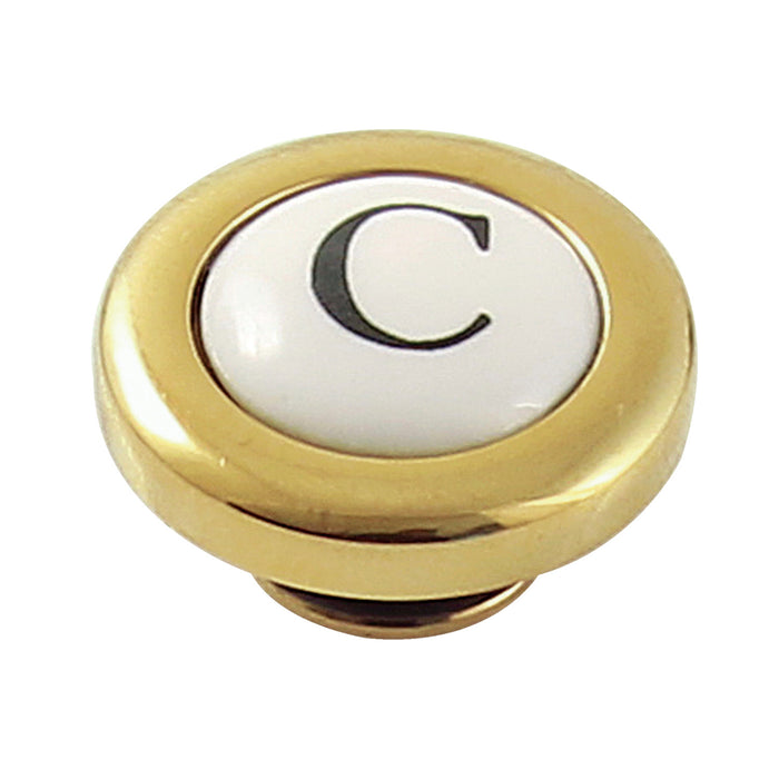 Kingston KBHI722PXC Cold Handle Index Button, Polished Brass