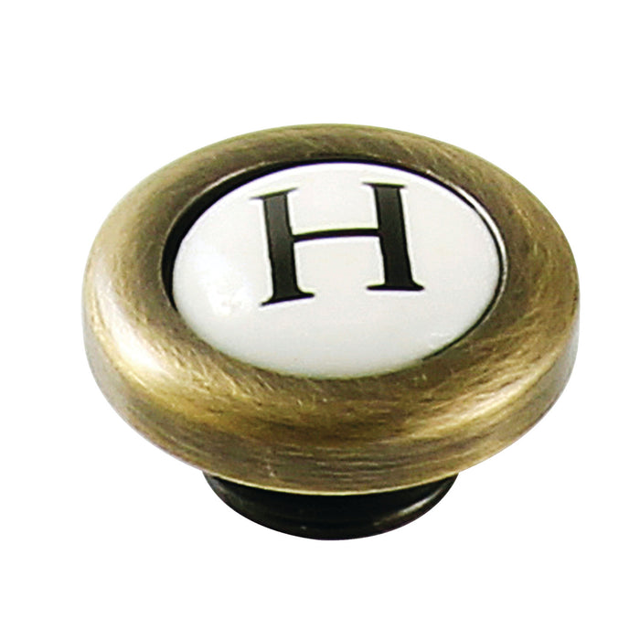 Kingston KBHI723PXABH Hot Handle Index Button, Antique Brass