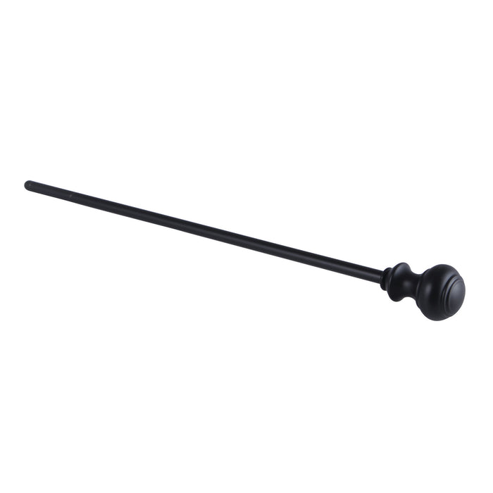 Kingston KBPR2620 Brass Pop-Up Rod, Matte Black