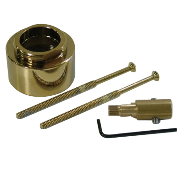 KBRP3632EXT Extension Adapor, Rod, Screws, and Cap (KB363XAL Series), Polished Brass