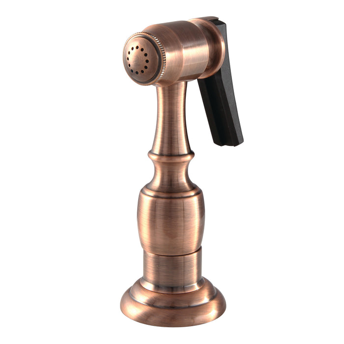 Made To Match KBSPR6AC Brass Kitchen Faucet Side Sprayer, Antique Copper