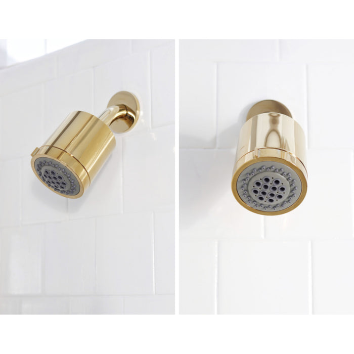 Concord KBX8132DL Triple-Handle Tub and Shower Faucet, Polished Brass