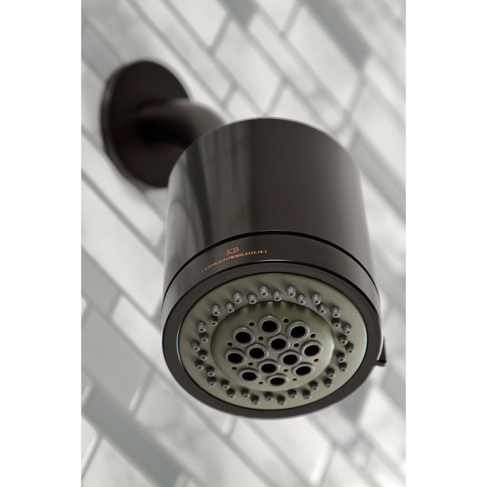 Kingston Tulare KBX8135ZX - Millennium Triple-Handle Tub and Shower Faucet, Oil Rubbed Bronze