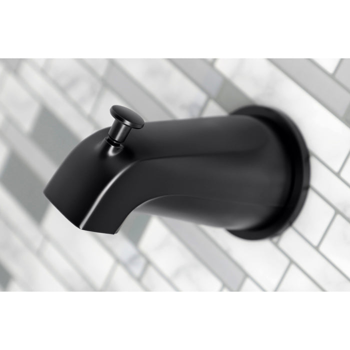 Metropolitan KBX8140BX Two-Handle 4-Hole Wall Mount Tub and Shower Faucet, Matte Black