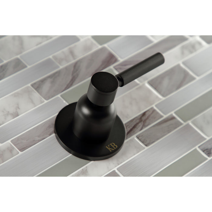 Kingston Sona KBX8140DL - Concord Double-Handle Tub and Shower Faucet, Matte Black