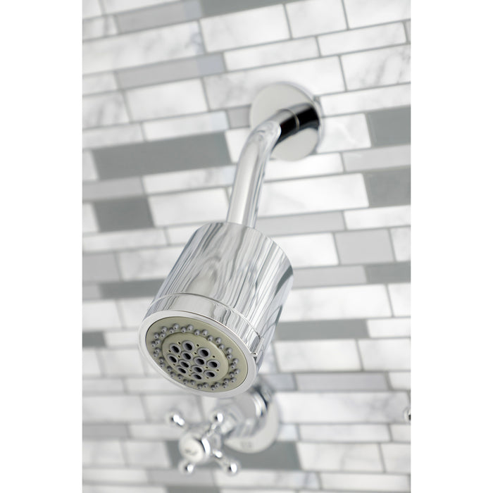 Kingston Tulare KBX8141BX - Metropolitan Double-Handle Tub and Shower Faucet, Polished Chrome