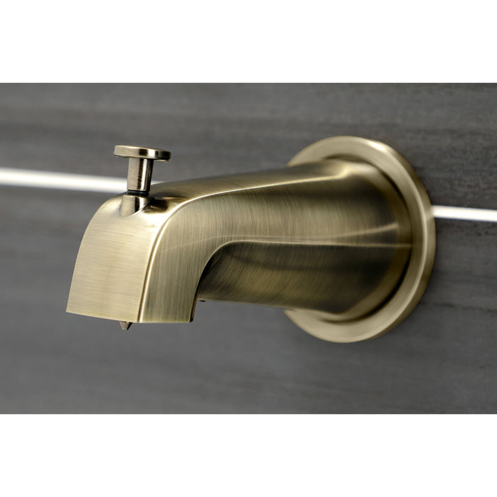 Kingston Tulare KBX8143SVL - Serena Double-Handle Tub and Shower Faucet, Antique Brass
