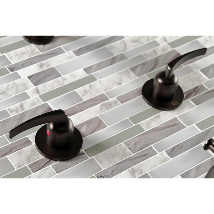 Kingston Tulare KBX8145EFL - Centurion Double-Handle Tub and Shower Faucet, Oil Rubbed Bronze