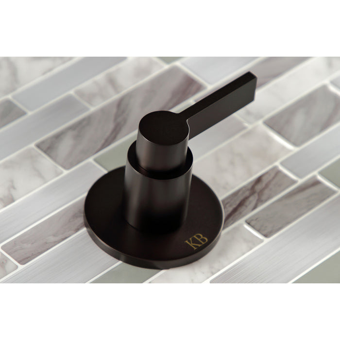 NuvoFusion KBX8145NDL Double-Handle Tub and Shower Faucet, Oil Rubbed Bronze