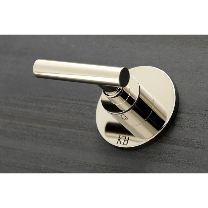 Kingston Sona KBX8146CML - Manhattan Double-Handle Tub and Shower Faucet, Polished Nickel