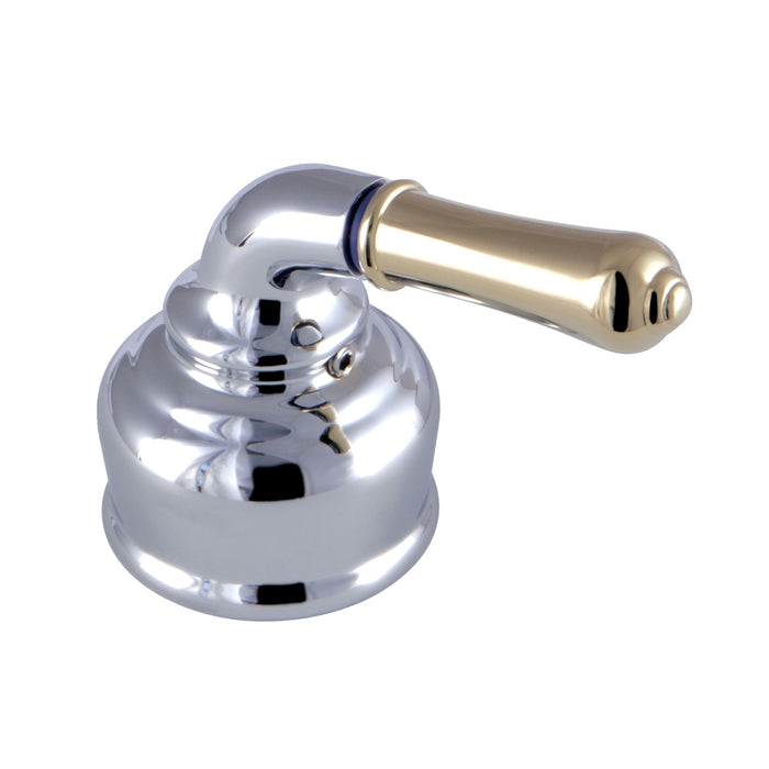 Kingston KCH364C Zinc Alloy Lever Handle (Cold Side), Polished Chrome/Polished Brass