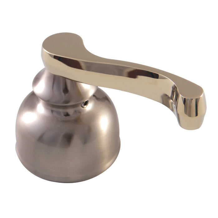 Kingston KCH8369C Zinc Alloy Lever Handle (Cold Side), Brushed Nickel/Polished Brass