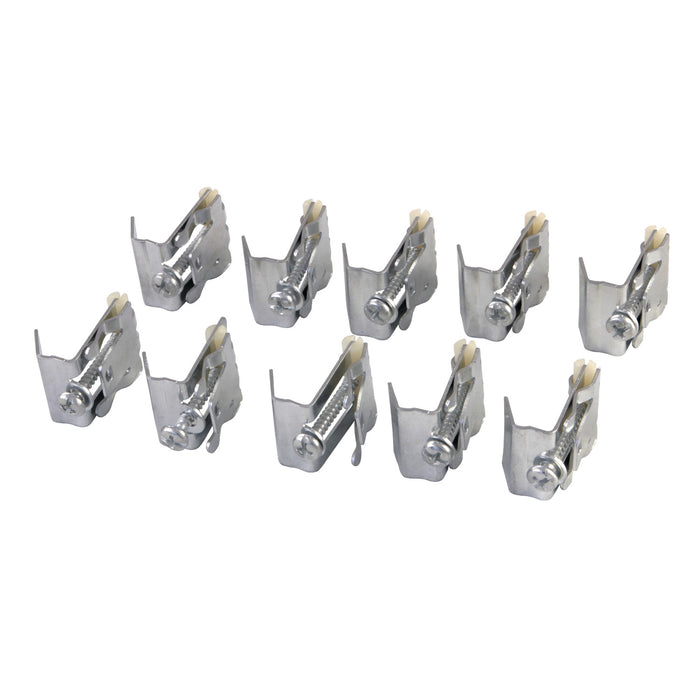 KDSHDWR10 10-Piece Sink Mounting Clips, Silver