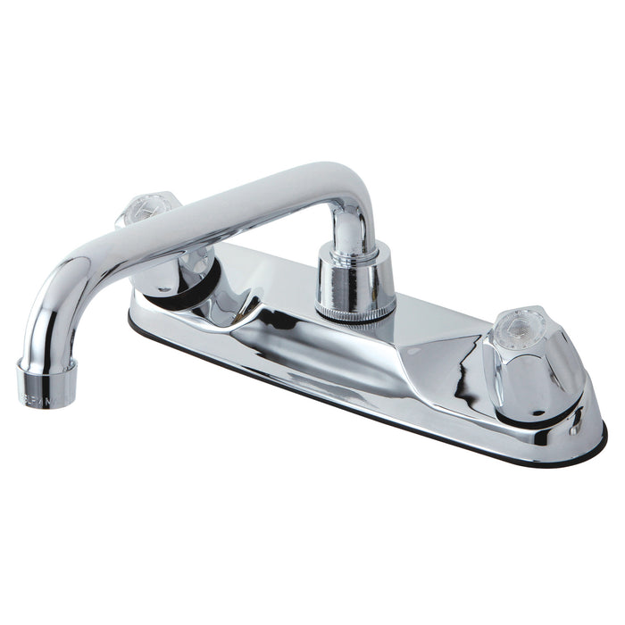 KF101 Two-Handle 2-Hole Deck Mount 8" Centerset Kitchen Faucet, Polished Chrome