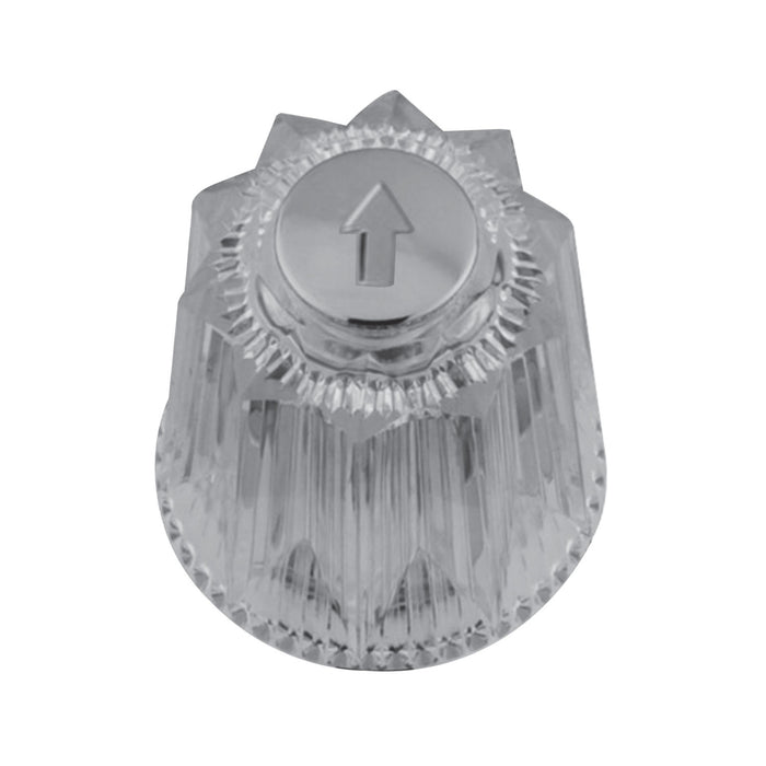 Kingston KFHD110C Acrylic Knob Handle, Diverter for Tub and Shower Faucet, Acrylic