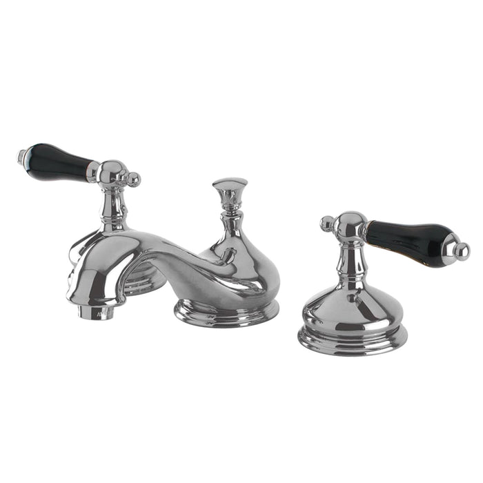 Duchess KS1161PKL Two-Handle 3-Hole Deck Mount Widespread Bathroom Faucet with Brass Pop-Up, Polished Chrome