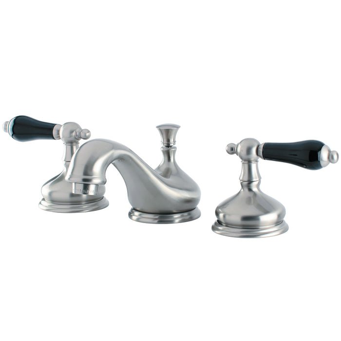Duchess KS1168PKL Two-Handle 3-Hole Deck Mount Widespread Bathroom Faucet with Brass Pop-Up, Brushed Nickel