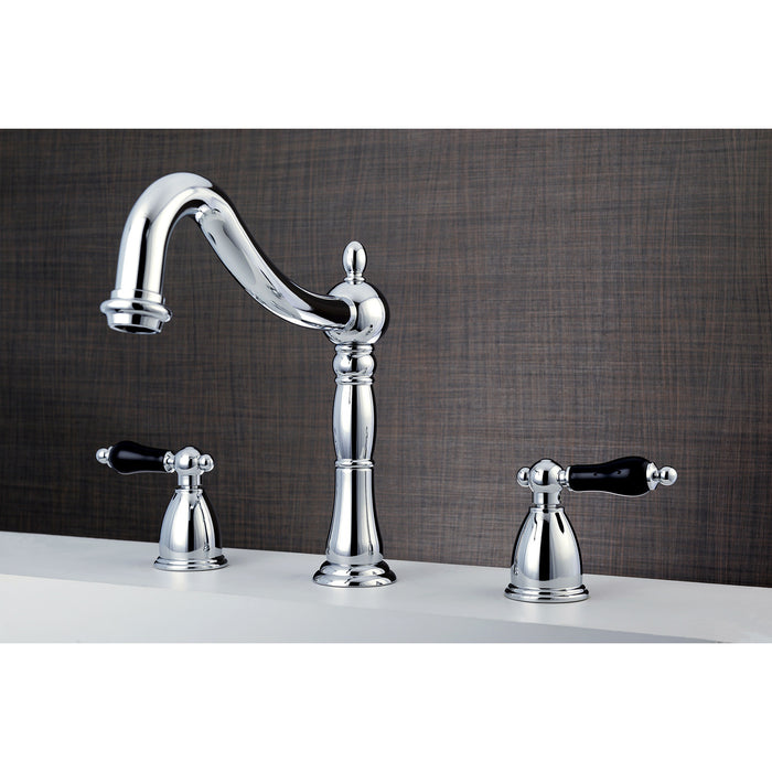 Kingston Heirloom KS1341PKL - Duchess Two-Handle 3-Hole Deck Mount Roman Tub Faucet, Polished Chrome